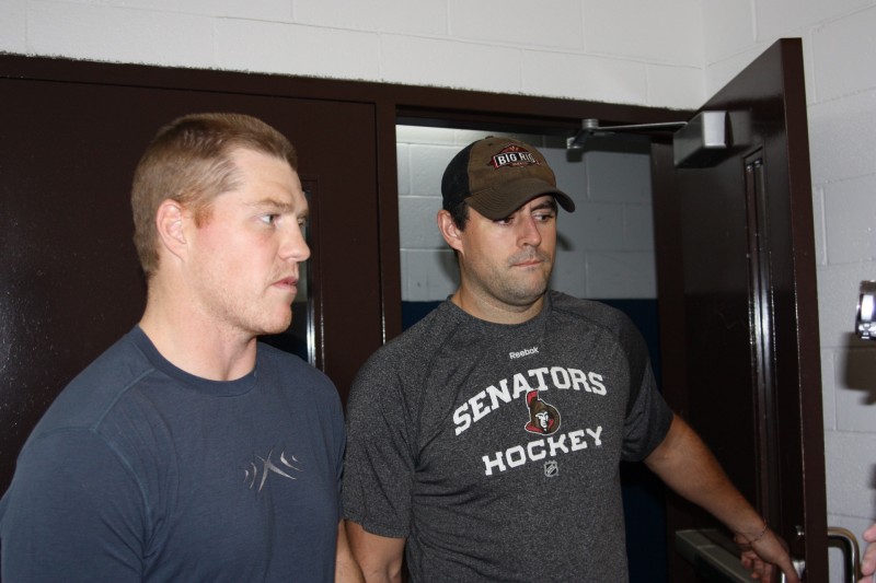 Ottawa Senators Chris Neil & Chris Phillips