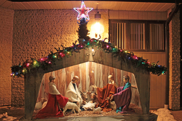 Perhaps you've spotted these 4 Nativities in the area