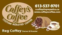 Coffey's Coffee Bus Card