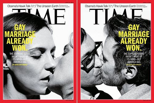Time mag's April 8 issue had two different covers