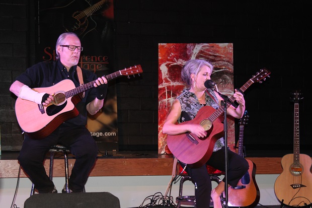 Roxanne Delage and Rod Robillard at St. Lawrence Acoustic Stage