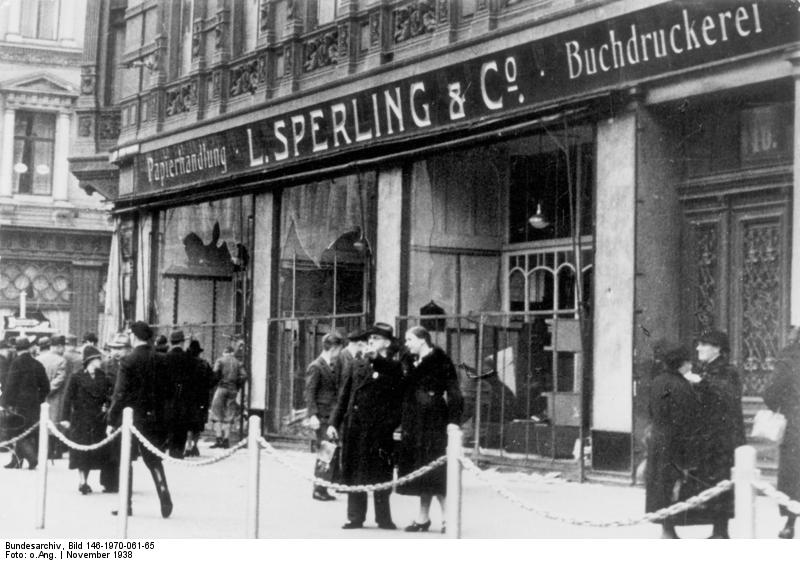 Magdeburg, zerstörtes jüdisches Geschäft