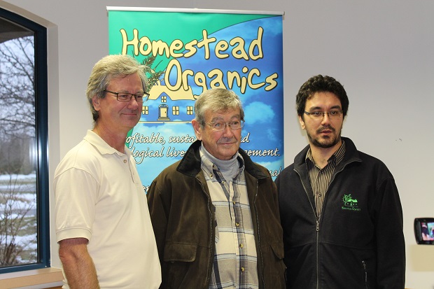 Tom, Murray, Yannik Manley - 3 Generations at Homestead Organics
