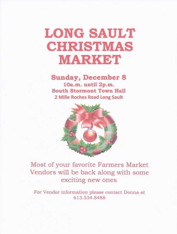 Long Sault Farmers Christmas Market Reduced