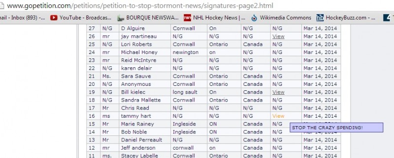 tammy hart petition comment