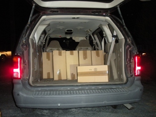 CRTF Seized 8 000 cartons of Contraband Tobacco – March 30, 2012 – Cornwall Ontario