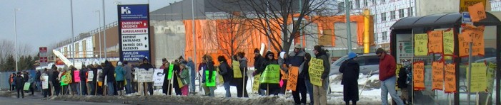 Cornwall Ontario Community Hospital Bilingual Nurse Protest Draws 400 –  VIDEO –  March 4, 2012