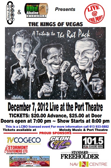 Kings of Vegas : A Tribute to the Rat Pack – Friday December 7th at The Port Theatre!