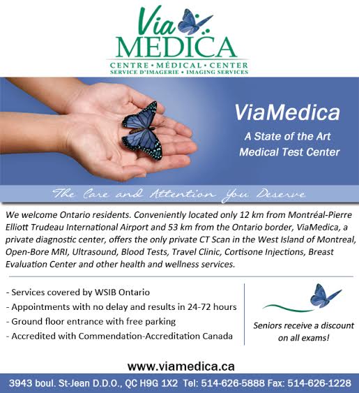 Via Medica Medical Center – Imaging Services – Ottawa Montreal Western Quebec & Eastern Ontario