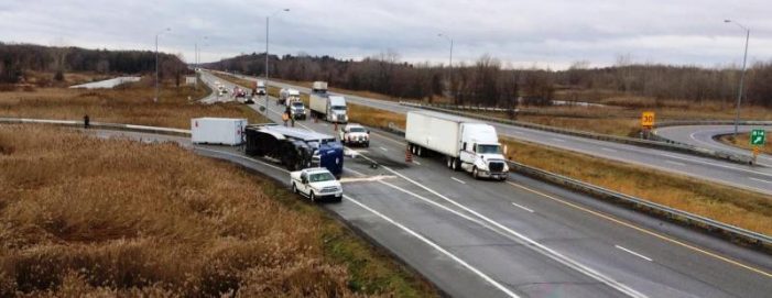 SD&G OPP Another 401 Tractor Trailer Incident Near Lancaster DEC 2, 2016