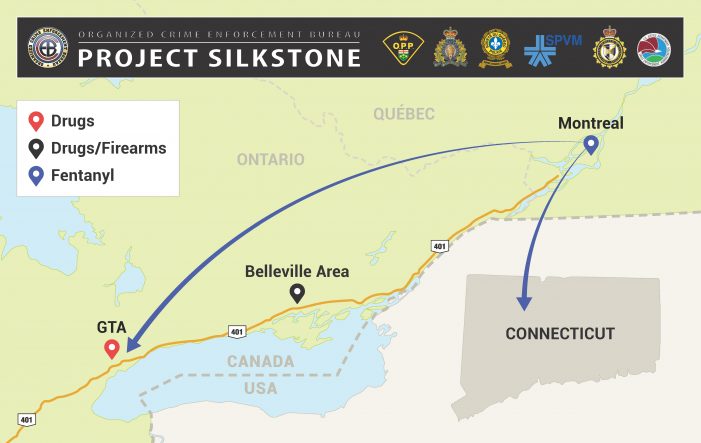 Project Silkstone TOTALS with Video 18 Charged Massive Drug Bust #OPP Feb 28, 2017
