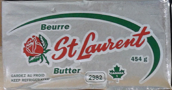 CFIA LISTERIA Recall St.Laurent Butter in Quebec JULY 6, 2017