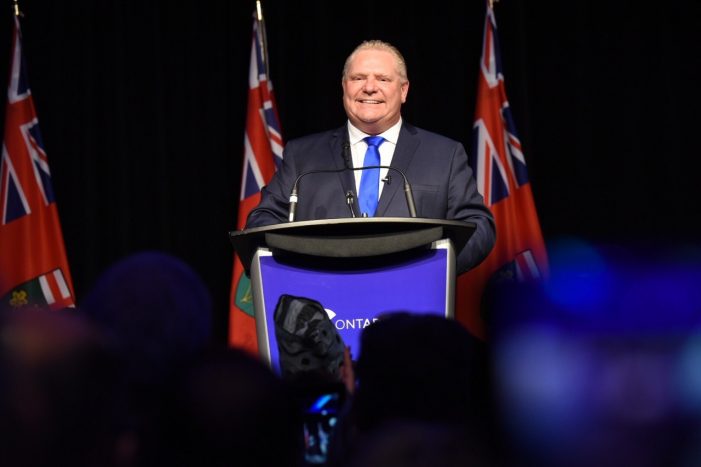 Doug Ford to Eliminate Income Taxes for Minimum Wagers in Ontario 041618